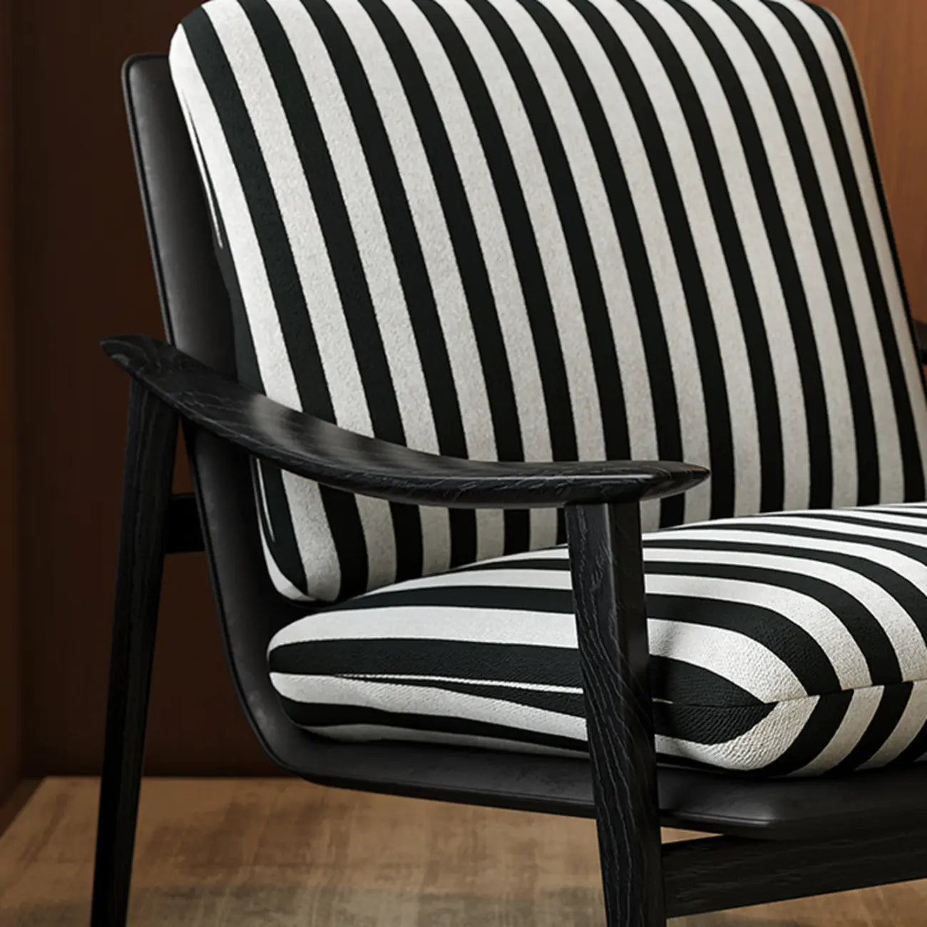 Fauteuil d'appoint en tissu jacquard pour salon