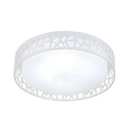 Plafonnier LED encastré moderne en acrylique blanc 19 pouces