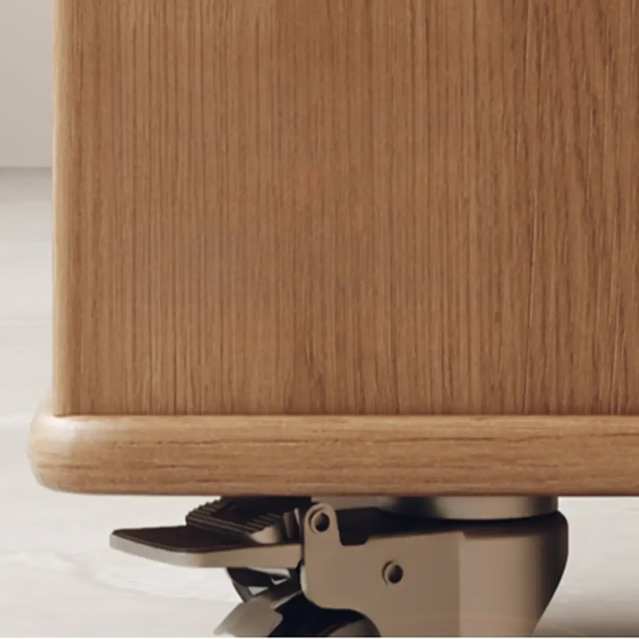 Table d'appoint mobile moderne pliante en bois avec roulettes