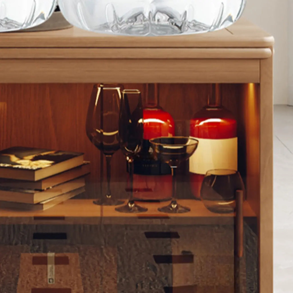 Table d'appoint mobile moderne pliante en bois avec roulettes