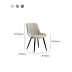 Chaise de salle à manger minimaliste à dossier bas, revêtue de cuir tressé