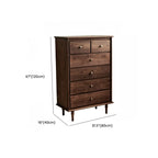 Ensemble commode en bois de noyer de style milieu du siècle avec grand espace de rangement