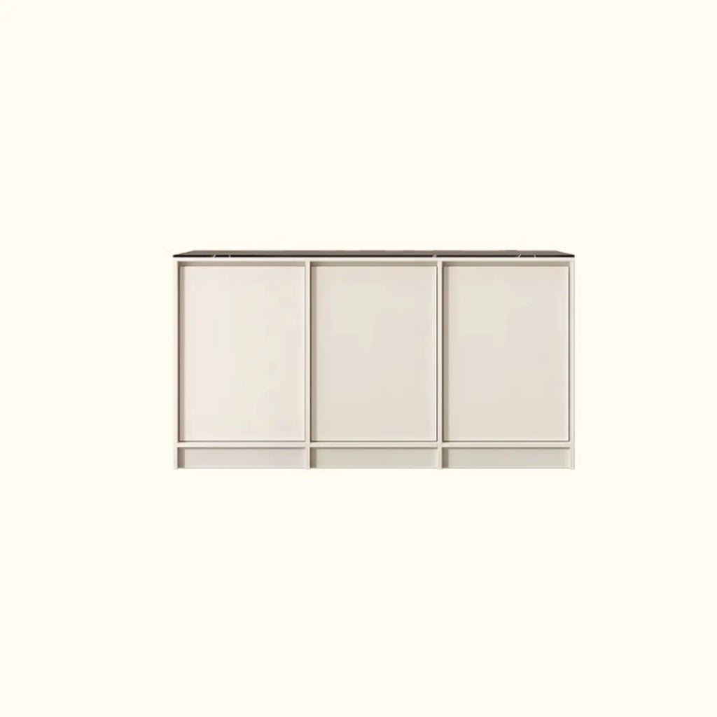 Buffet moderne en bois avec étagère et portes modulables