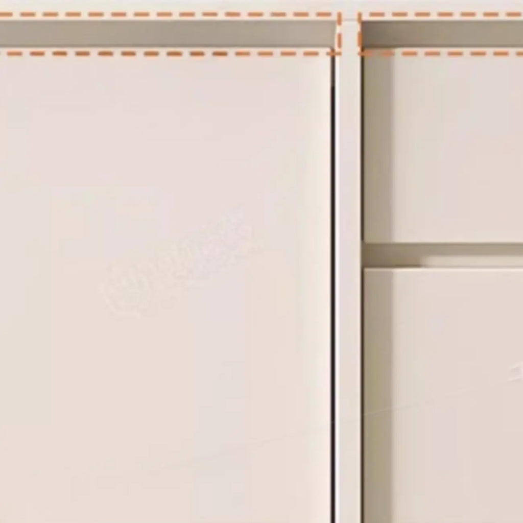 Buffet moderne en bois avec étagère et portes modulables