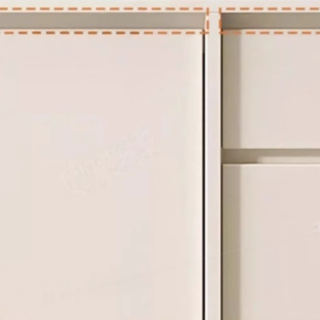 Buffet moderne en bois avec étagère et portes modulables