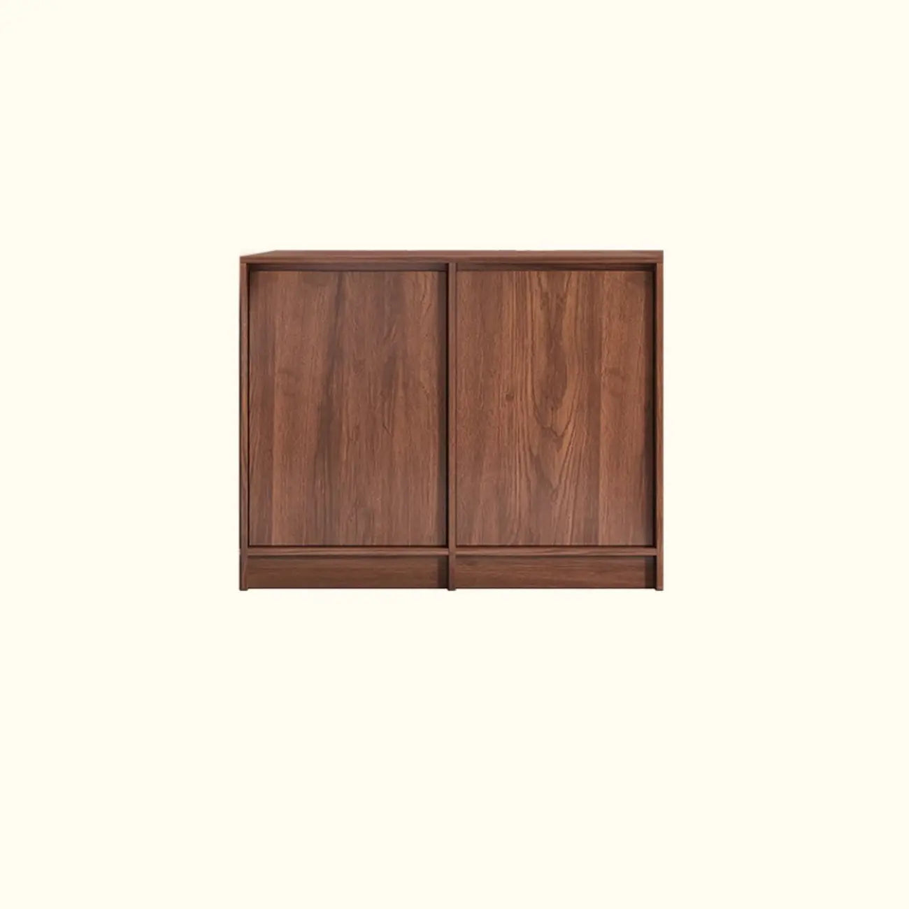 Buffet moderne en bois avec étagère et portes modulables