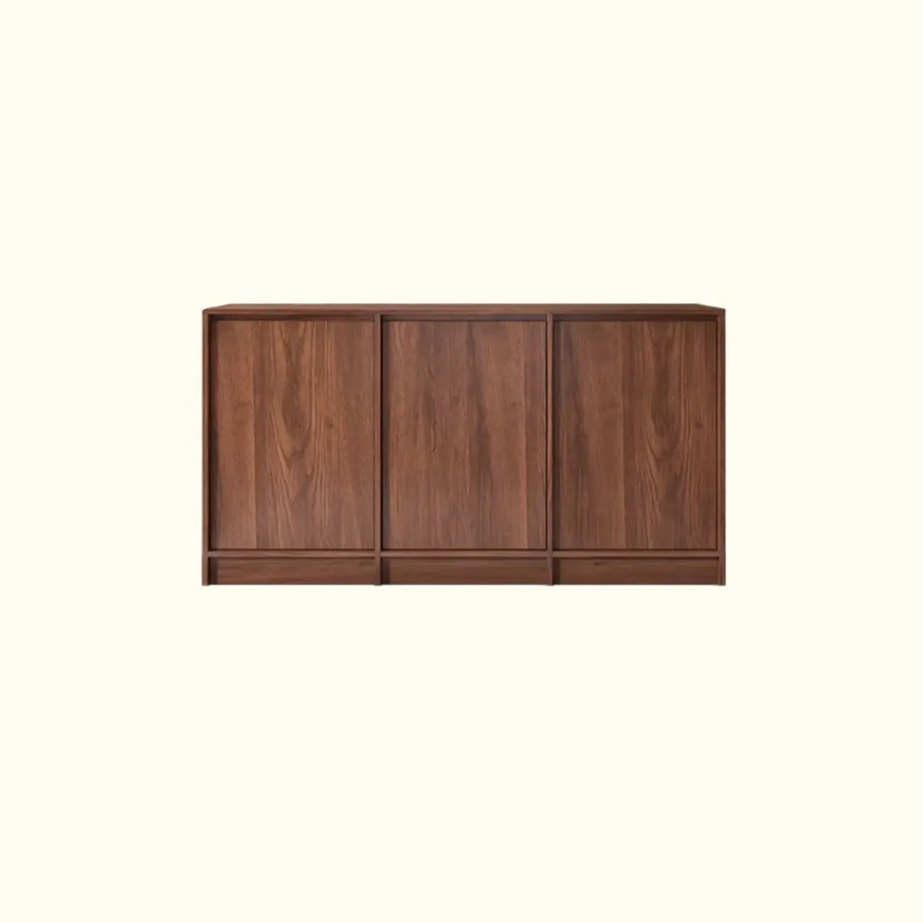 Buffet moderne en bois avec étagère et portes modulables