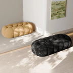Banc de chambre contemporain en forme de nuage, recouvert de tissu