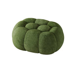 Banc de chambre contemporain en forme de nuage, recouvert de tissu