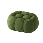 Banc de chambre contemporain en forme de nuage, recouvert de tissu