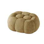 Banc de chambre contemporain en forme de nuage, recouvert de tissu