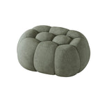 Banc de chambre contemporain en forme de nuage, recouvert de tissu