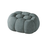Banc de chambre contemporain en forme de nuage, recouvert de tissu
