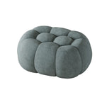 Banc de chambre contemporain en forme de nuage, recouvert de tissu