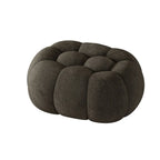 Banc de chambre contemporain en forme de nuage, recouvert de tissu