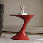 Table d'appoint ovale minimaliste en acier style rétro pour salon
