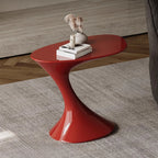 Table d'appoint ovale minimaliste en acier style rétro pour salon