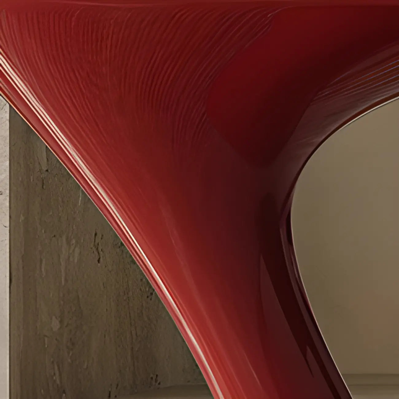 Table d'appoint ovale minimaliste en acier style rétro pour salon