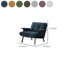 Poltrona Accent con braccioli, trapuntata in flanella, stile Art Déco