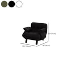 Fauteuil d'appoint élégant avec accoudoirs, recouvert de velours blanc à motif flocons de neige