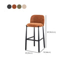 Tabourets de bar carrés rembourrés, style moderne du milieu du siècle, hauteur comptoir