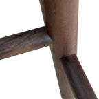 Tabourets de bar modernes en bois avec repose-pieds et dossier inclinable