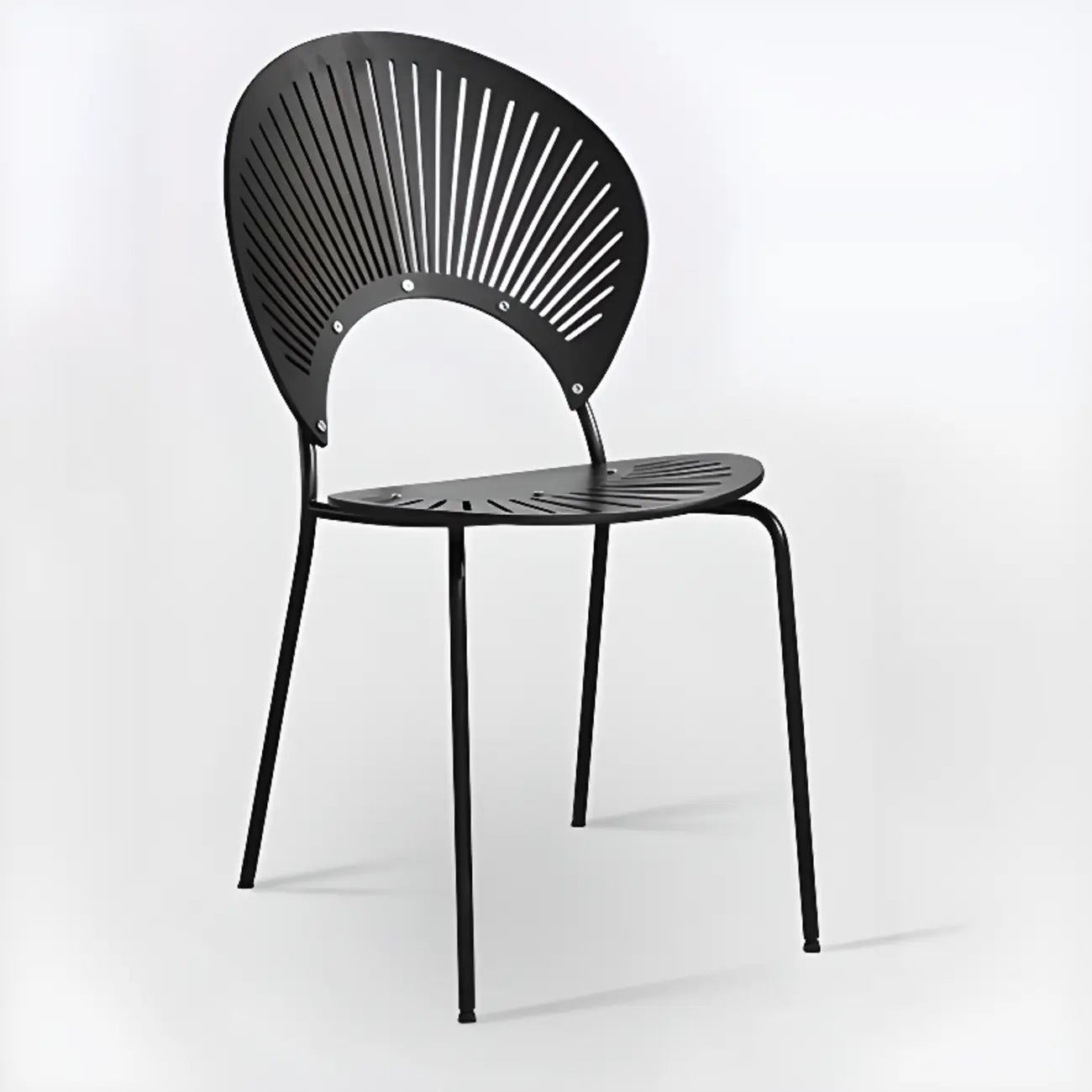 Chaise à coque ventilée de style moderne du milieu du siècle