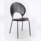 Chaise à coque ventilée de style moderne du milieu du siècle