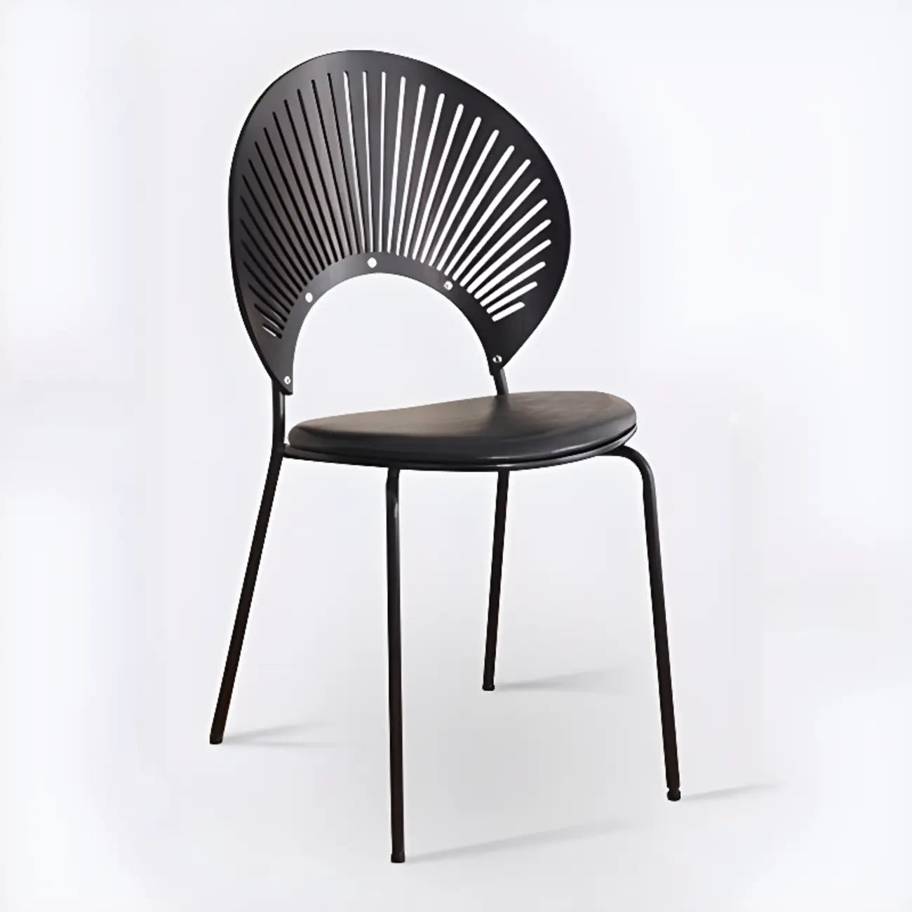 Chaise à coque ventilée de style moderne du milieu du siècle