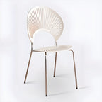 Chaise à coque ventilée de style moderne du milieu du siècle