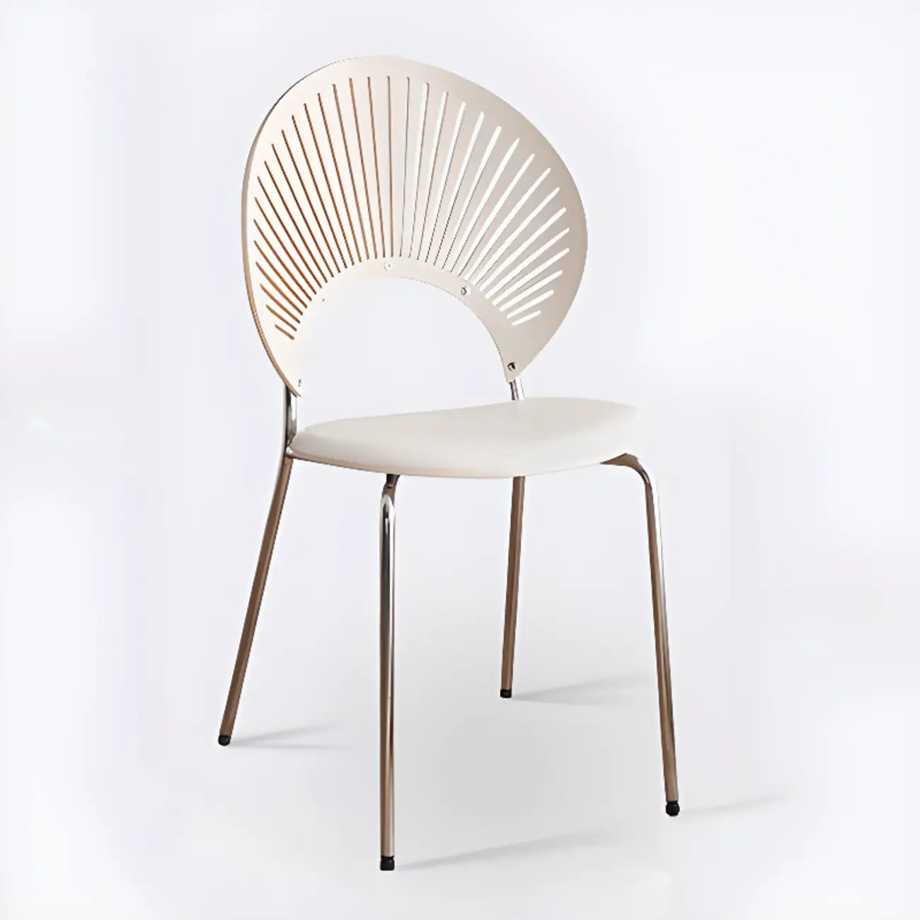 Chaise à coque ventilée de style moderne du milieu du siècle