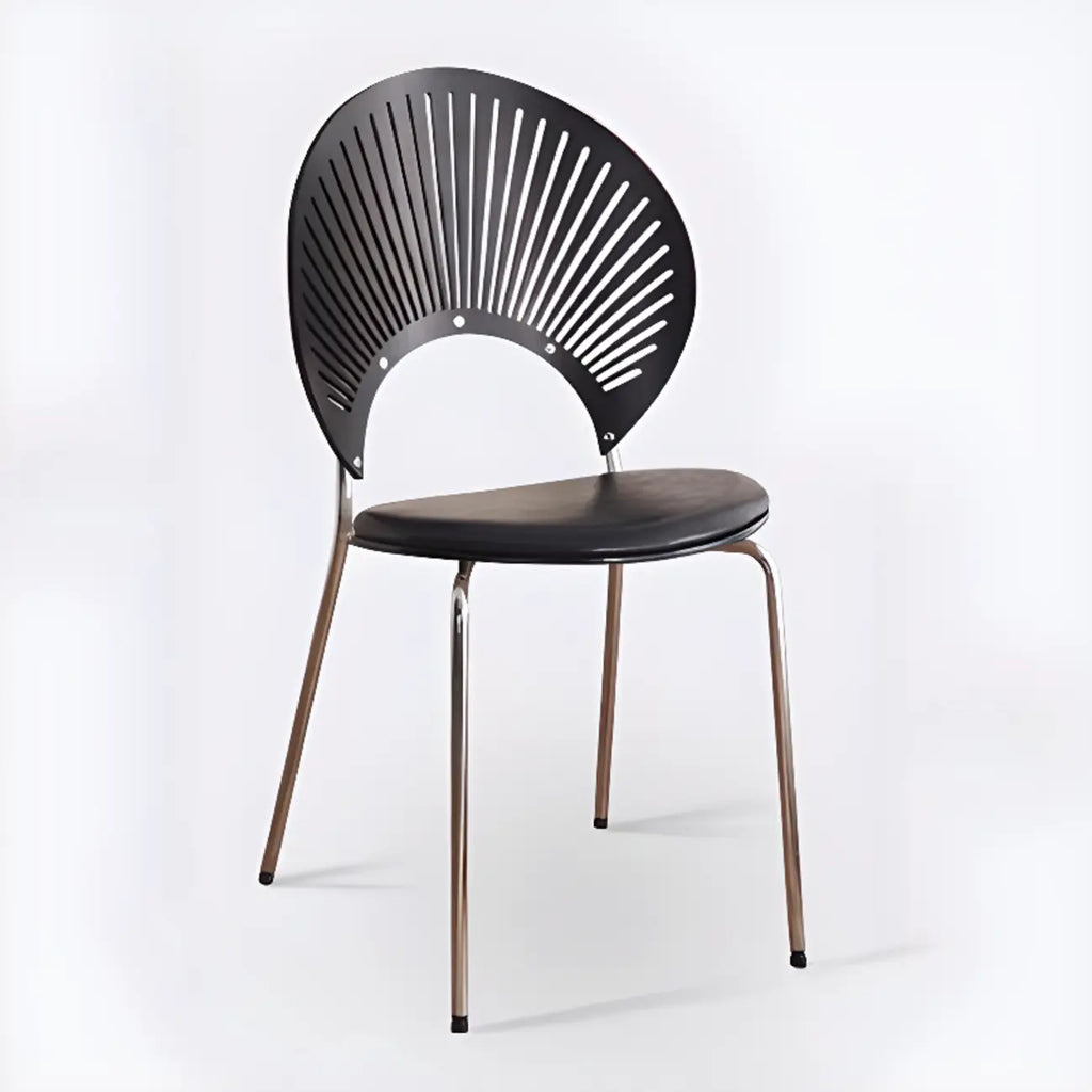 Chaise à coque ventilée de style moderne du milieu du siècle