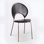 Chaise à coque ventilée de style moderne du milieu du siècle