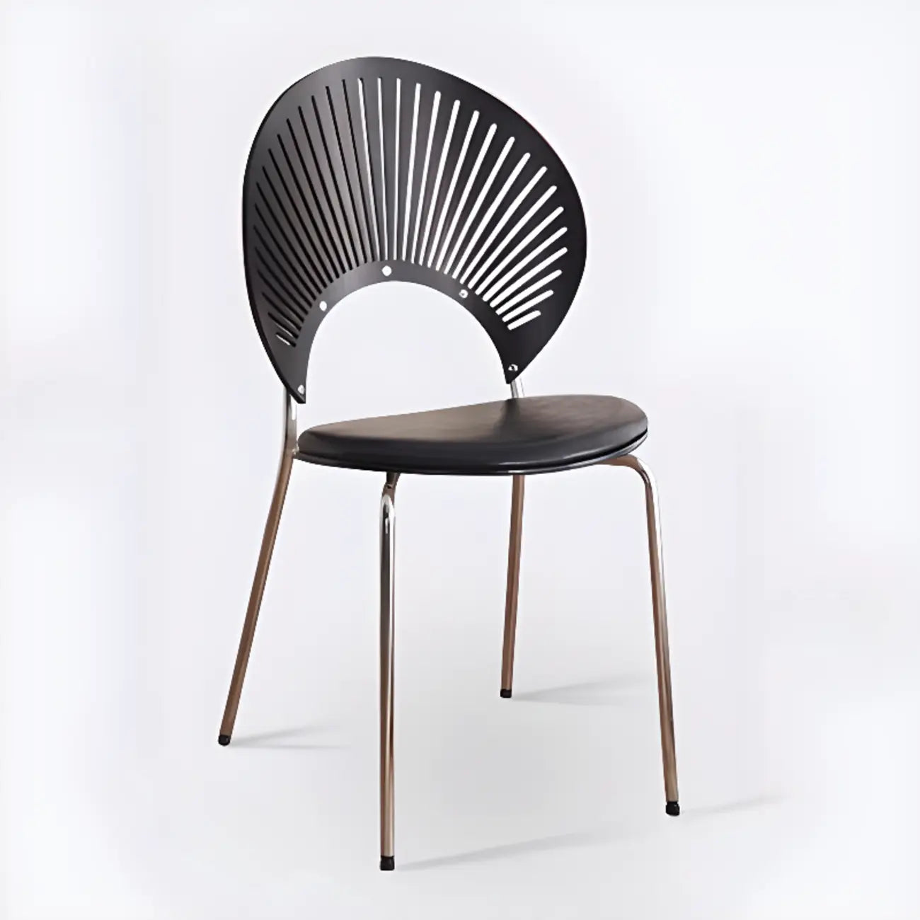 Chaise à coque ventilée de style moderne du milieu du siècle