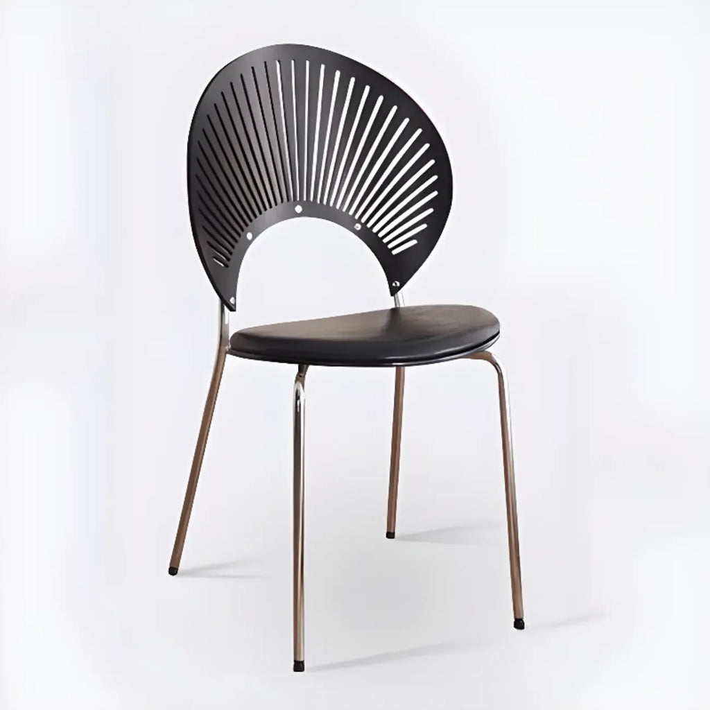 Chaise à coque ventilée de style moderne du milieu du siècle