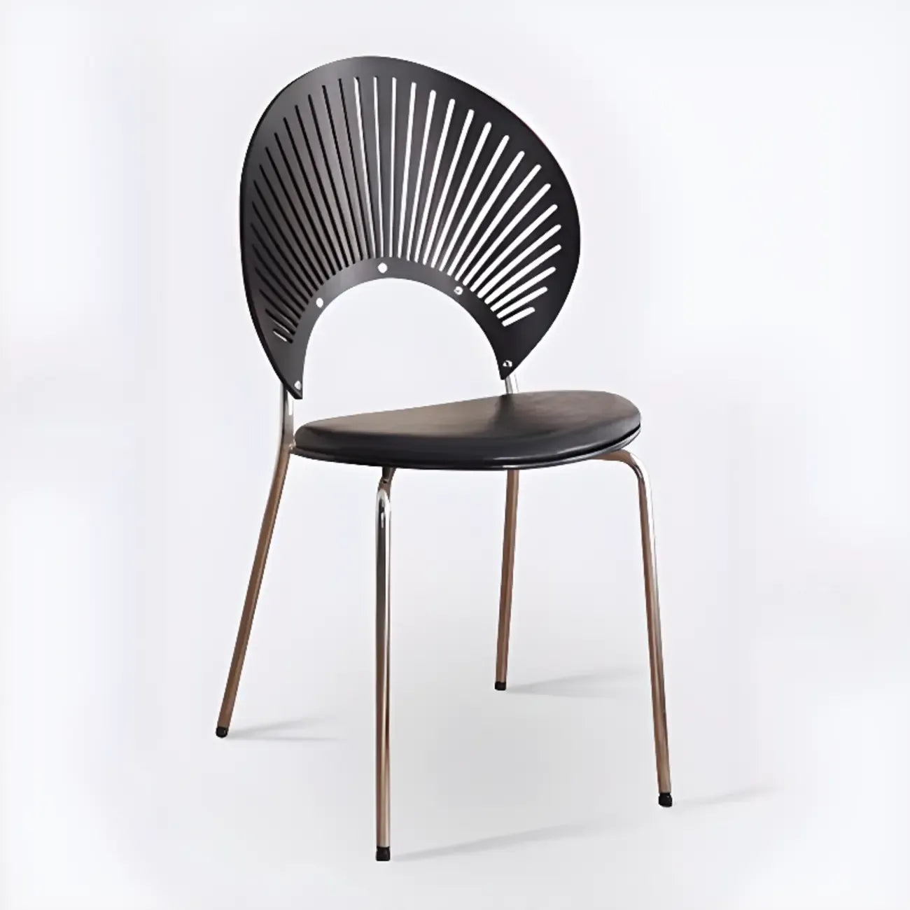 Chaise à coque ventilée de style moderne du milieu du siècle