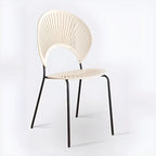 Chaise à coque ventilée de style moderne du milieu du siècle