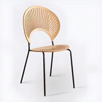 Chaise à coque ventilée de style moderne du milieu du siècle