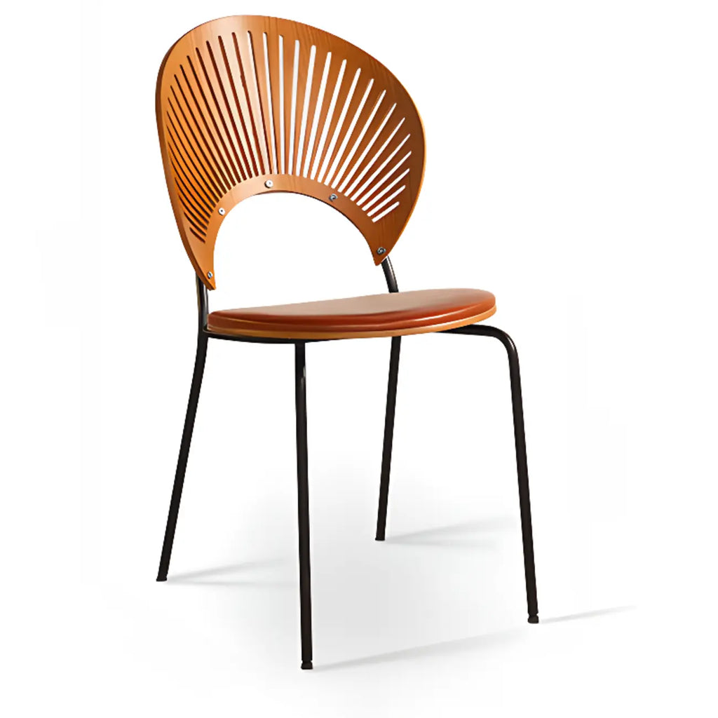 Chaise à coque ventilée de style moderne du milieu du siècle