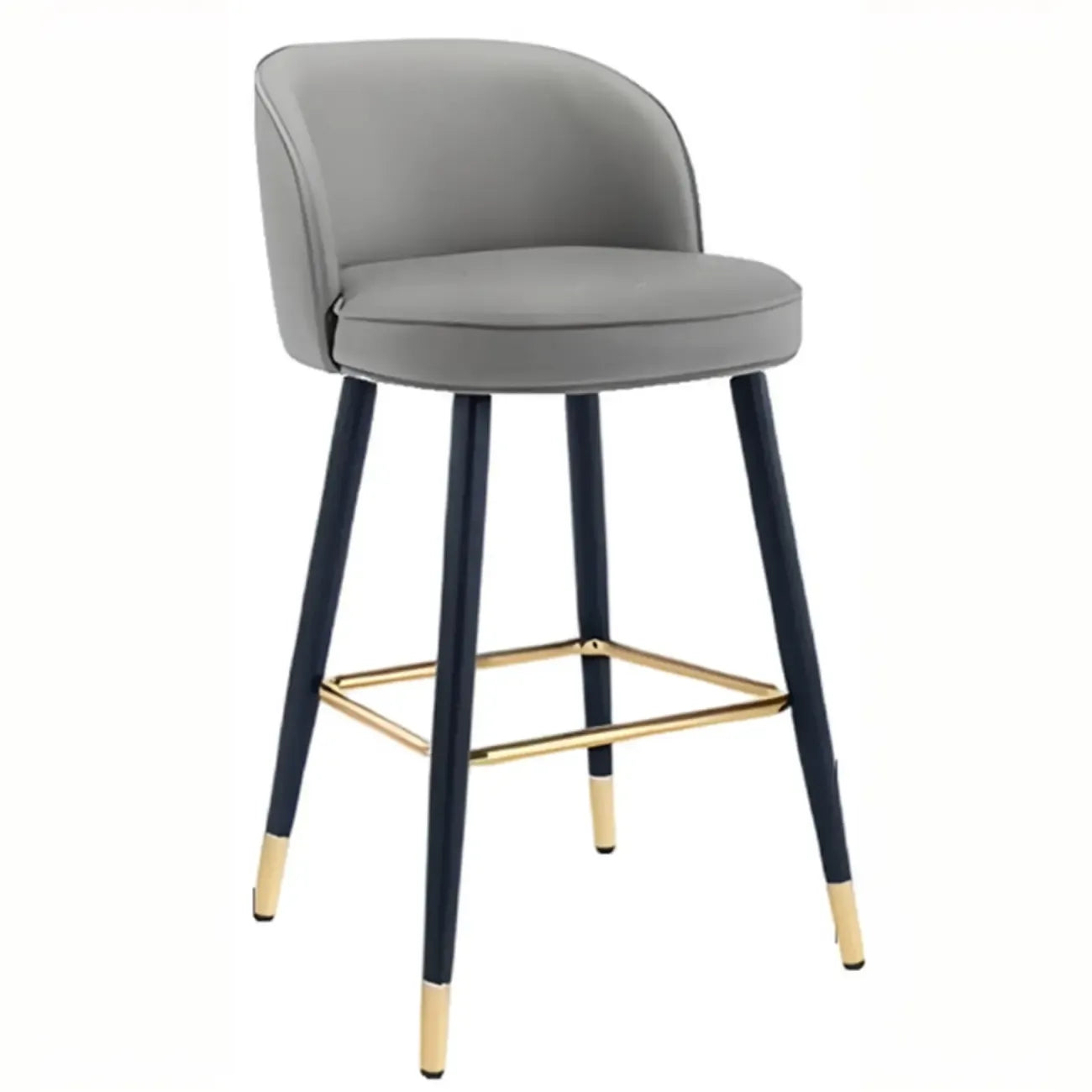 Tabourets de bar glamour en cuir, hauteur comptoir