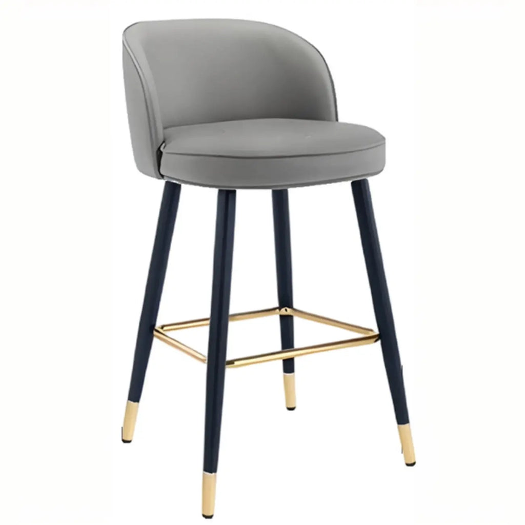 Tabourets de bar glamour en cuir, hauteur comptoir