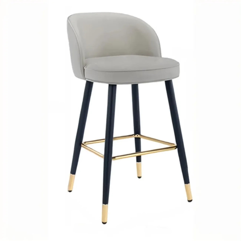 Tabourets de bar glamour en cuir, hauteur comptoir