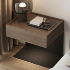 Table de chevet moderne en bois composite avec tiroir de rangement
