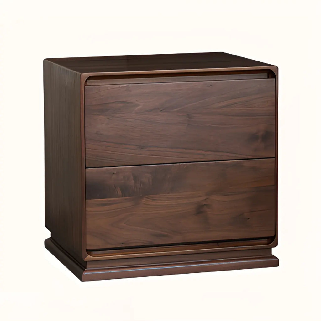 Table de chevet compacte et moderne en bois avec tiroir