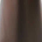 Table d'appoint moderne ronde en métal marron avec pied central