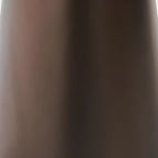 Table d'appoint moderne ronde en métal marron avec pied central