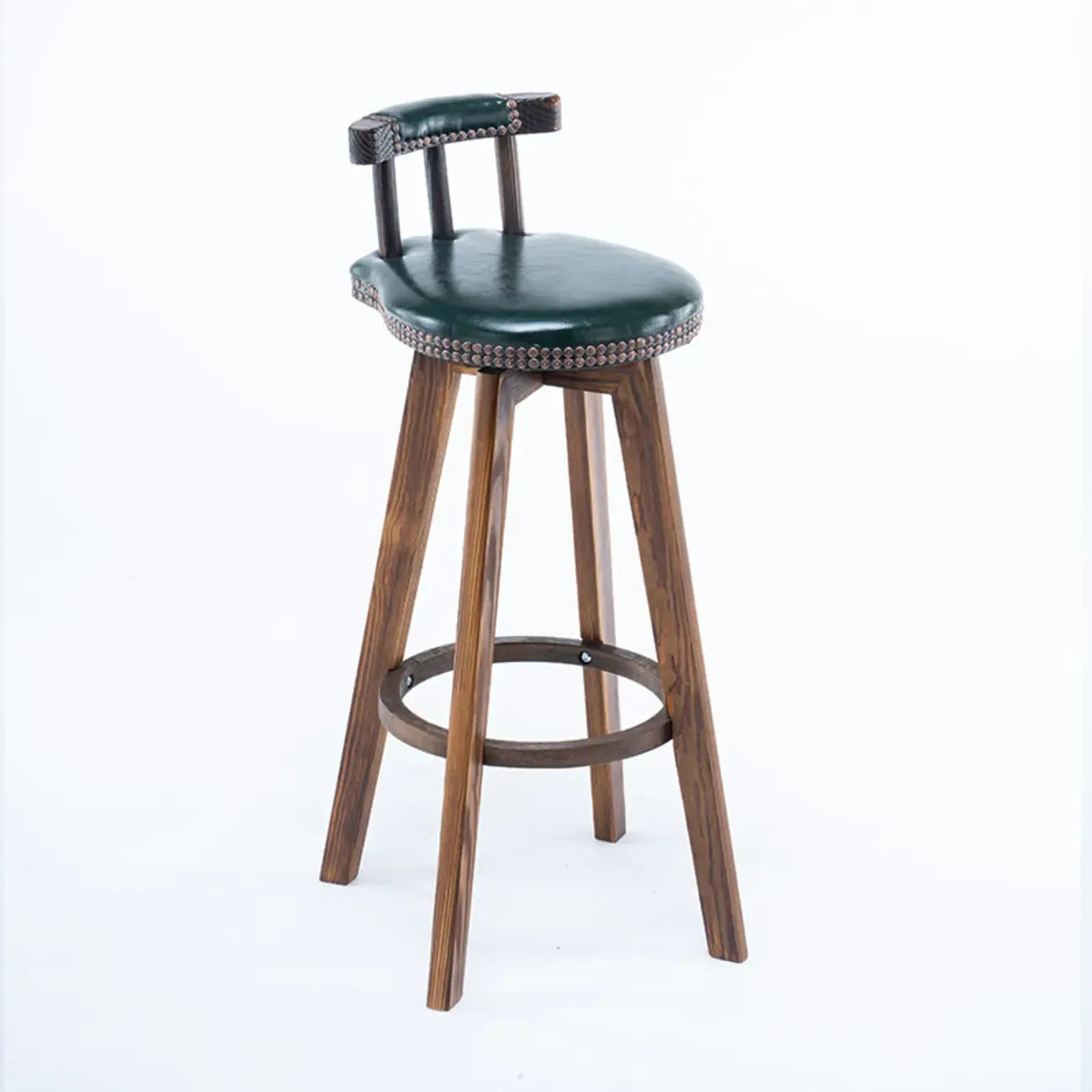 Tabourets de bar pivotants modernes en cuir, hauteur bar