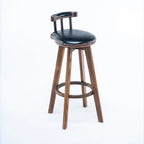 Tabourets de bar pivotants modernes en cuir, hauteur bar