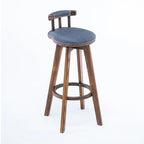 Tabourets de bar pivotants modernes en cuir, hauteur bar