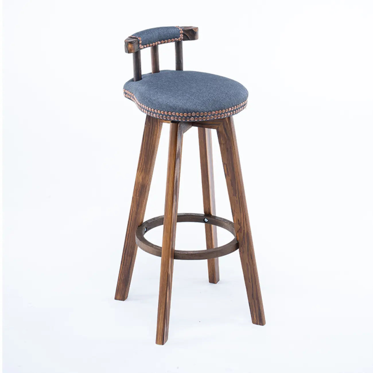 Tabourets de bar pivotants modernes en cuir, hauteur bar
